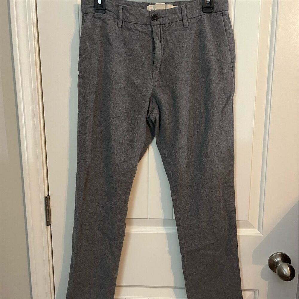 H&M L.O.G.G. Men's Gray Chino Pants Size 29 Classic Fit